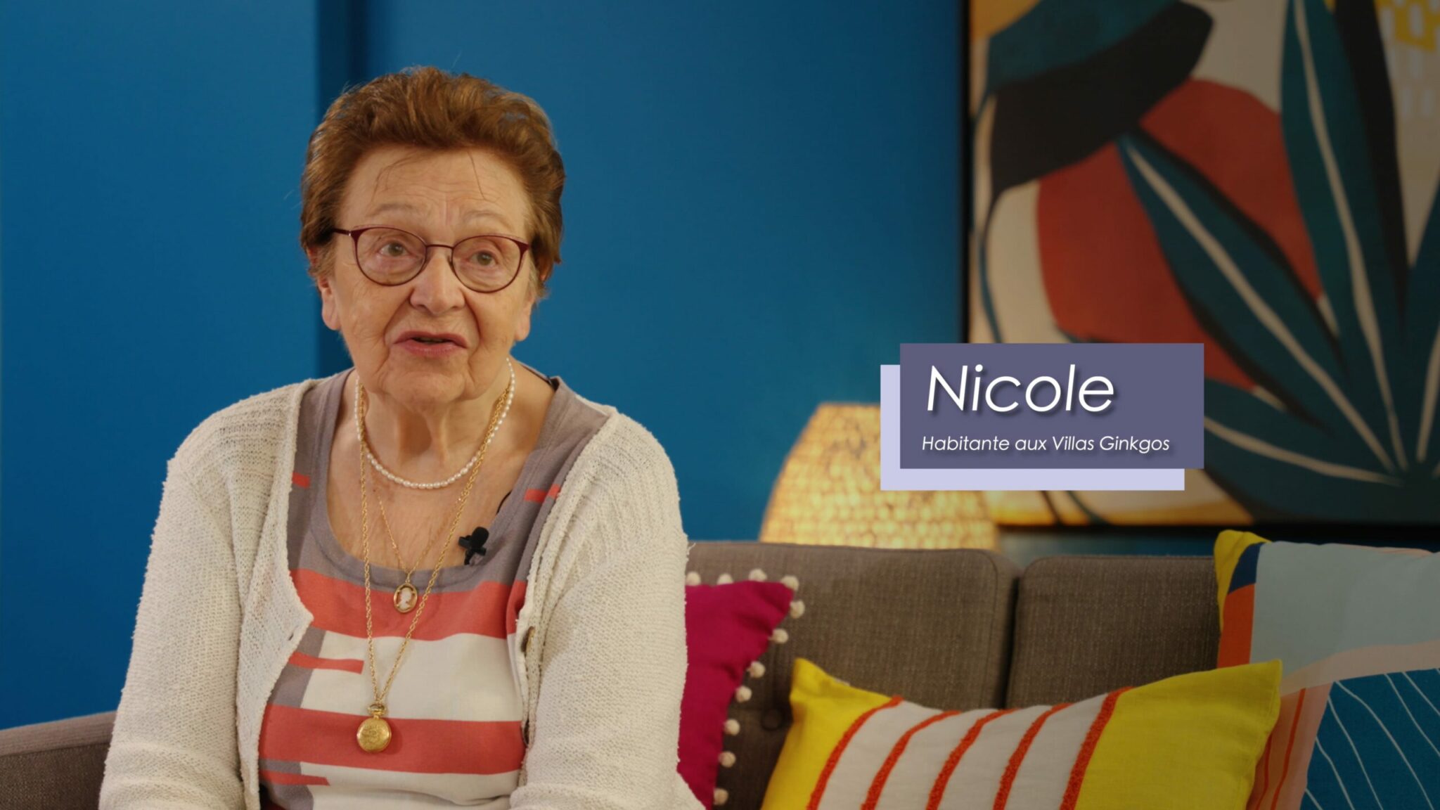 Témoignage de Nicole, Habitante aux Villas Ginkgos Villas Ginkgos Résidences Seniors